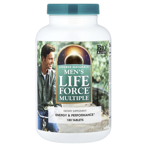 Source Naturals, Suplemento multivitamínico para hombres, Life Force®, 180 comprimidos