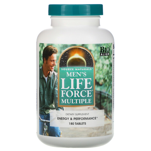 Source Naturals, Männer Life Force Multiple, 180 Tabletten
