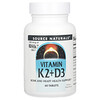 Vitamina K2 y D3, 60 comprimidos