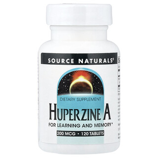 Source Naturals, Huperzine A, 200 mcg, 120 Tablets