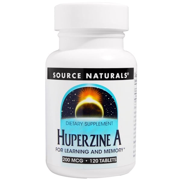 Source Naturals, Гуперзин А, 200 мкг, 120 таблеток