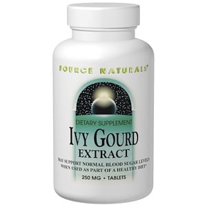 Отзывы о Сорс Начэралс, Ivy Gourd Extract, 250 mg, 120 Tablets