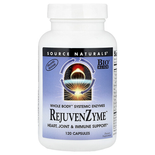 Source Naturals, RejuvenZyme™, カプセル120粒
