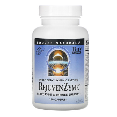 Source Naturals RejuvenZyme, 120 капсул