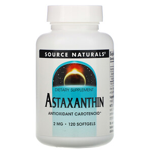 Отзывы о Сорс Начэралс, Astaxanthin, 2 mg, 120 Softgels