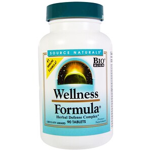 Отзывы о Сорс Начэралс, Wellness Formula, Herbal Defense Complex, 90 Tablets
