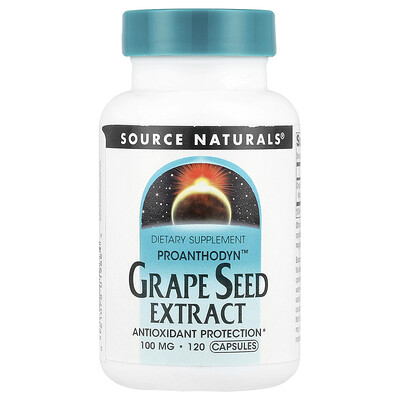 Source Naturals, Proanthodyn™, Extracto de semilla de uva, 100 mg, 120 cápsulas