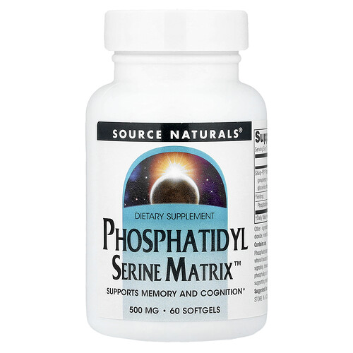 Source Naturals Phosphatidyl Serine Matrix™, 500 mg, 60 Softgels