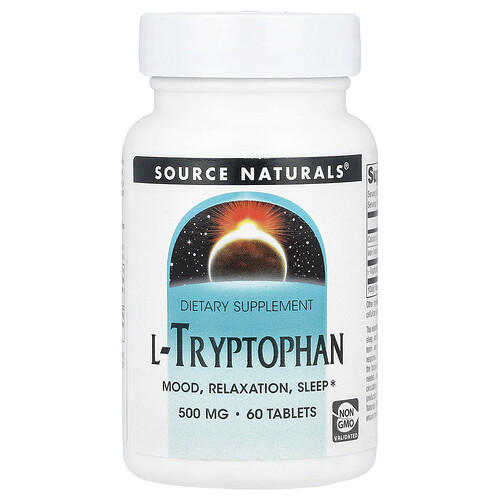 Source Naturals L-Tryptophan, 60 Tablets