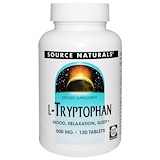 Source Naturals, L-триптофан, 500 мг, 120 таблеток отзывы