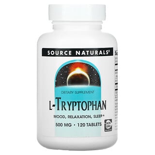 Source Naturals, L-トリプトファン, 500 mg, 120錠