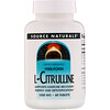 Source Naturals, L-цитруллин, 1000 мг, 60 таблеток