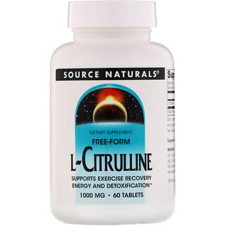Source Naturals, L-Citrullin, 1000 mg, 60 Tabletten