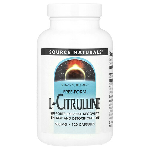 Source Naturals L-シトルリン 500mg カプセル120粒