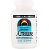 Source Naturals, L-Citrulina, 500 mg, 120 cápsulas