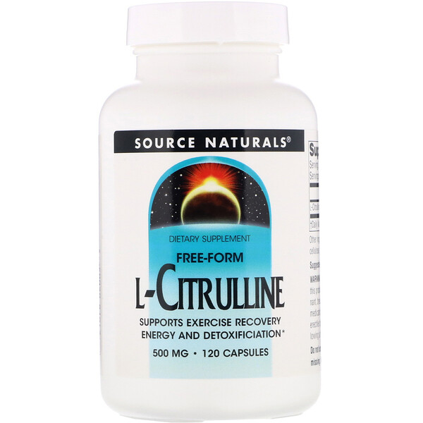 L-Citrulline, 500 mg, 120 Capsules