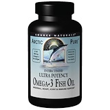 Отзывы о Arctic Pure, рыбий жир omega-3, высокоактивный, 850 мг, 120 капсул
