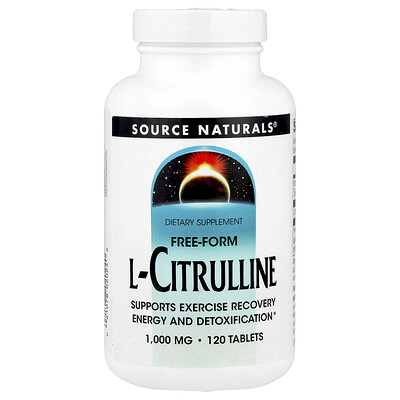 Source Naturals, L-citrulina, 1000 mg, 120 comprimidos