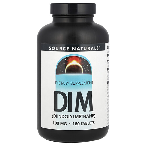 Source Naturals, DIM, 100 mg, 180 Tabletten