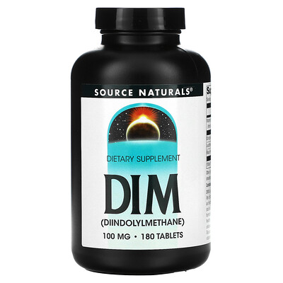 

Source Naturals DIM (Diindolylmethane) 100 mg 180 Tablets