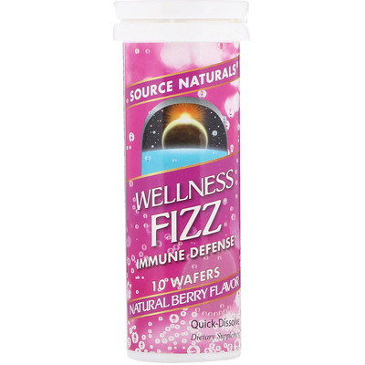 

Иммуностимулирующее средство Wellness Fizz, со вкусом натуральных ягод, 10 пластинок