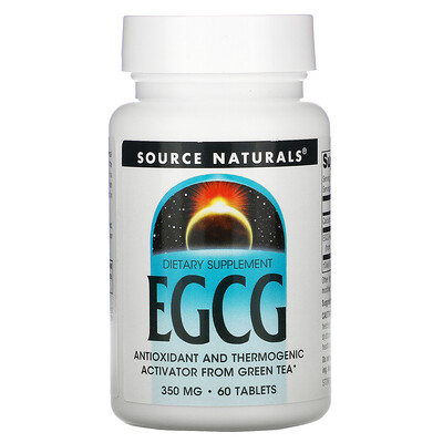 Source Naturals EGCG, 350 мг, 60 таблеток