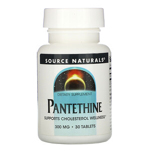 Отзывы о Сорс Начэралс, Pantethine, 300 mg, 30 Tablets