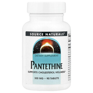 Source Naturals, Pantetina, 300 mg, 90 comprimidos