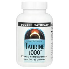 Таурин 1000™, 1000 мг, 60 капсул