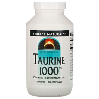 Source Naturals, Taurine, Taurin, 1.000 mg, 240 Kapseln