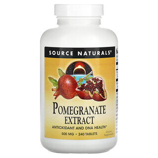 Source Naturals, Extrato de Romã, 500 mg, 240 Comprimidos