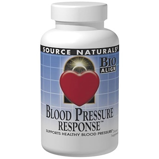 Source Naturals, Blood Pressure Response, 60 Tablets    