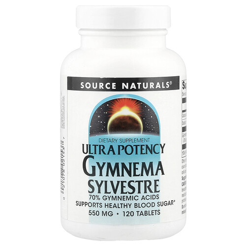 Source Naturals、ウルトラポテンシー ギムネマ・シルベスタ、120タブレット