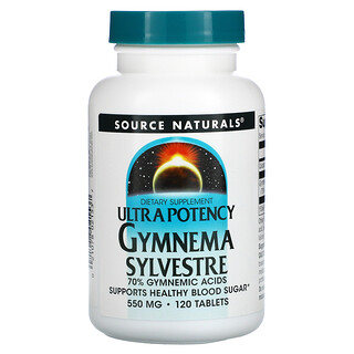 Source Naturals, Gymnema sylvestre ultrapotente, 550 mg, 120 comprimidos