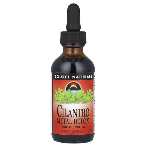 Source Naturals Cilantro Metal Detox™ With Chlorella, 2 fl oz (59.14 ml)