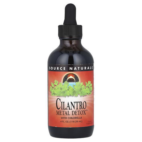 Source Naturals Cilantro Metal Detox™ With Chlorella, 4 fl oz (118.28 ml)