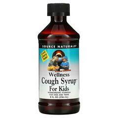 Wellness Cough Syrup For Kids, Great Cherry Taste, 8 fl oz (236 ml)