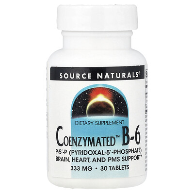 Product Image for Source Naturals, Coenzymated B-6, 30 Tablets