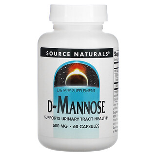 Source Naturals‏, د - مانوز، 500 مغم، 60 كبسولة