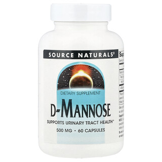 Source Naturals, D-Mannos, 60 kapslar