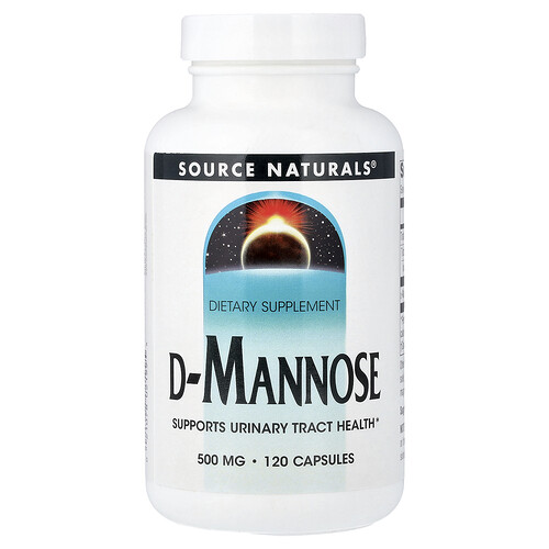 Source Naturals D-Mannose, 500 mg, 120 Capsules