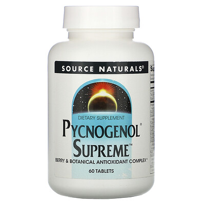 

Source Naturals Pycnogenol Supreme, 60 таблеток
