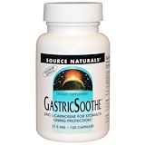Отзывы о Source Naturals, GastricSoothe, 37.5 мг, 120 капсул