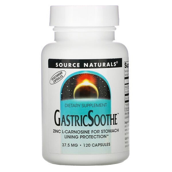 GastricSoothe, 37.5 mg, 120 Capsules