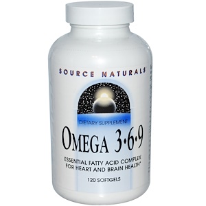 Source Naturals, Omega 3·6·9, 120 Softgels