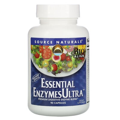 Source Naturals Essential Enzymes Ultra, 90 Capsules