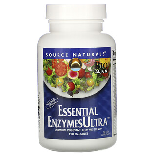 Source Naturals, Essential EnzymesUltra , 캡슐 120정