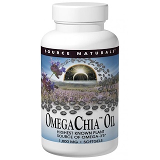Source Naturals, OmegaChia Oil, 120 Softgels    