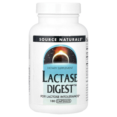 Source Naturals Lactase Digest 180 капсул