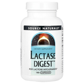 Source Naturals, Lactase Digest™, 180 kapsułek (90 mg na kapsułkę)